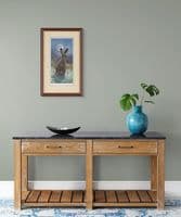 'Mooning Around' Hare Print by John Trickett