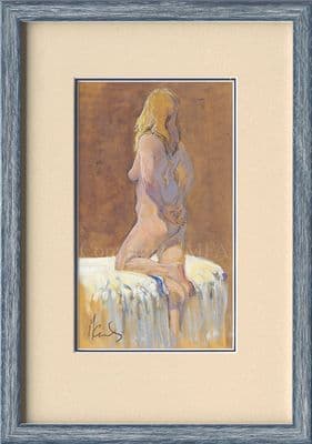'Nude Study' original Watercolour Painting by Malcolm Coward