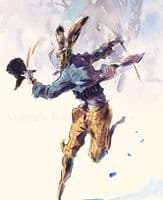 'Open Ground' Humorous Hare Print by Jonathan Walker