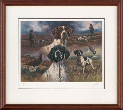 'Point Perfect' Ex-Display Framed Pointer Print by John Trickett