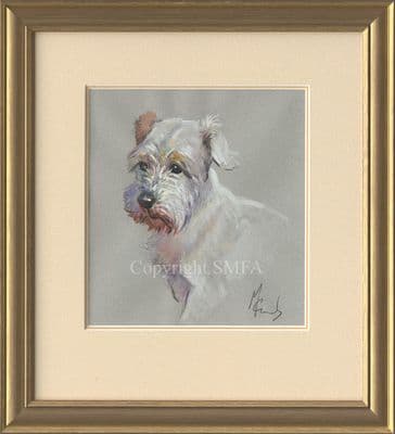 'Portrait of a Sealyham' Original Watercolour Painting by Malcolm Coward