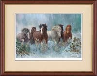 'Rolling Thunder' Heavy Horse Print by Rosemary Sarah Welch