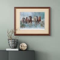 'Rolling Thunder' Heavy Horse Print by Rosemary Sarah Welch