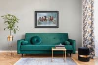 'Rolling Thunder' Heavy Horse Print by Rosemary Sarah Welch