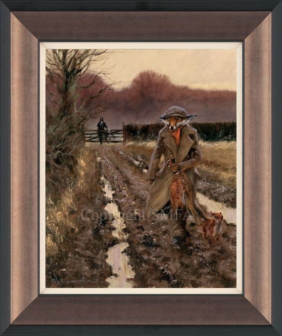 'Selective Hearing' Limited edition Canvas Print by Mick Cawston