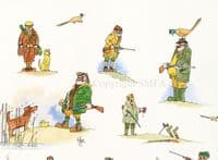 'Shooting Types'  Blank Humorous Shooting Greetings Card by Christopher Hope C612