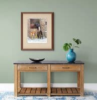 'Stable Mates' Limited Edition Heavy Horse Print by Rosemary Sarah Welch