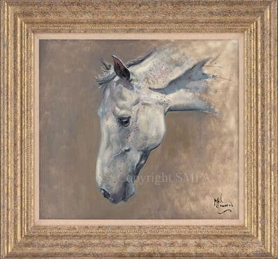 'Study of a Gre' Original Horse painting by Malcolm Coward