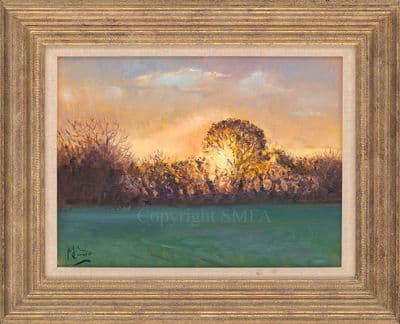'Sunset' Original Landscape Painting by Malcolm Coward