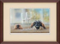 'Table Manners' Dachshund Print by Paul Doyle