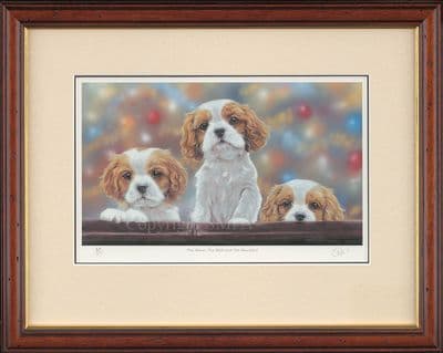 'The Bold, The Brave and The Beautiful Ex-Display Framed Cavalier Print by Paul Doyle