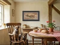 'The Branch Managers' Border Terrier Print by Paul Doyle