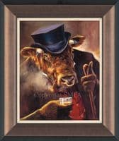 'The Bull' Limited Edition Canvas Print by Mick Cawston