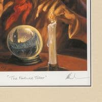 'The Fortune Teller' Rare Signed Humorous Fox Print by Mick Cawston