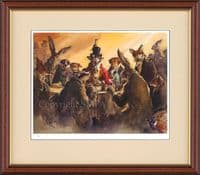 'The Gathering' Limited Edition  Dressed Animal Print by Jonathan Walker