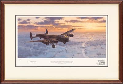 'The Homecoming' Ex-Display Lancaster Aviation print by Keith Woodcock