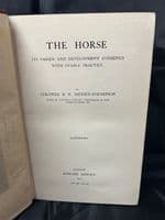 'The Horse Its Origin and Development' book by Colonel R F Meysey-Thompson