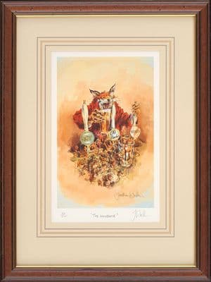 'The Landlord' Ex-Display Humorous Fox Print by Jonathan Walker