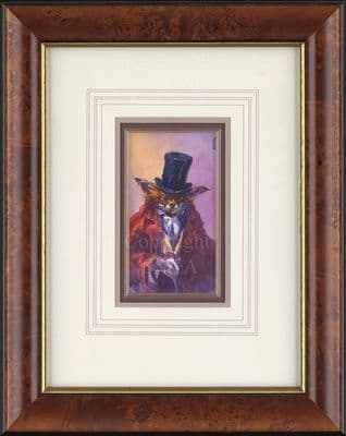 'The Old Gent' original Humorous Fox Watercolour by Jonathan Walker