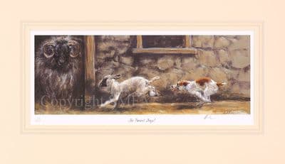 'The Parent Trap' Ex-Display Terrier Print by Mick Cawston