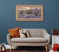 'The Stag Weekend' Original Oil Painting by John Trickett