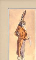 'The Swagger' Humorous Hare Print by Jonathan Walker