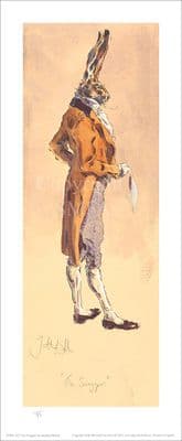 'The Swagger' Humorous Hare Print by Jonathan Walker