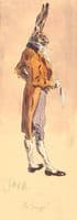'The Swagger' Humorous Hare Print by Jonathan Walker