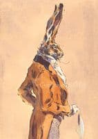 'The Swagger' Humorous Hare Print by Jonathan Walker