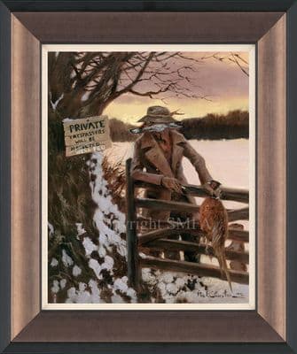 'Trespassers Will be Fed' Limited edition Canvas Print by Mick Cawston