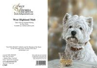 'West Highland Malt' Westie Blank Greetings card by Paul Doyle C569x