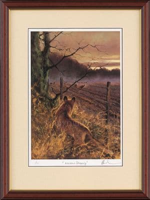 'Window Shopping' Rare Fox Print by Mick Cawston