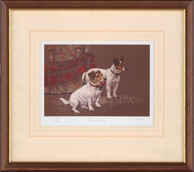 'Your Turn' Ex-Display Terrier Print by Linda Raw