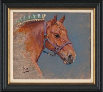 1. Suffolk Head Original Oil Painting by Malcolm Coward