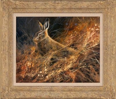 26. 'Haring Around' Original painting by Mick Cawston