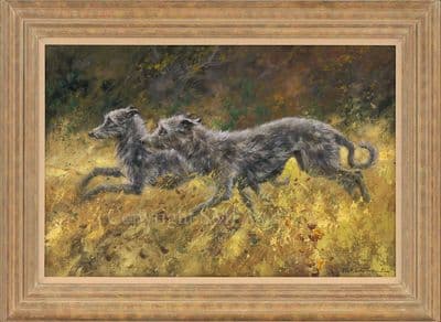 40. 'Deerhounds' Original Painting by Mick Cawston