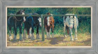 45. 'The Pickett' Original Horse Painting by Malcolm Coward