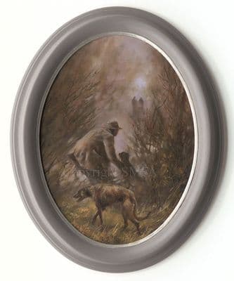 5.  SOLD 'After Dark' Original Poaching Painting by Mick Cawston