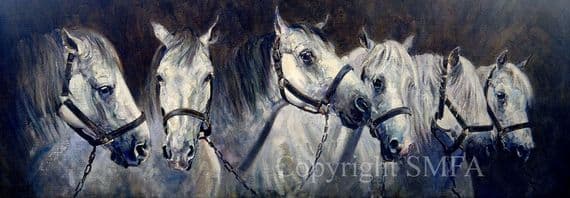 Andalusian Limited Edition Print 'Andalusians' by Malcolm Coward