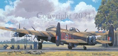 Avro Lancaster  Limited Edition Print 'The Heavy Brigade, Lancaster' by Keith  Woodcock