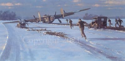 B-24 Liberator Limited Edition Print 'Safe' by Keith Woodcock