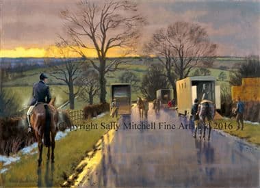 Back to The Boxes' Hunting Christmas Cards C349x