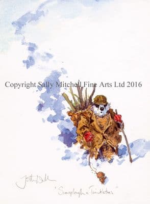 Badger Christmas Cards 'Snowplough and Twinkletoes' by Jonathan Walker C427X
