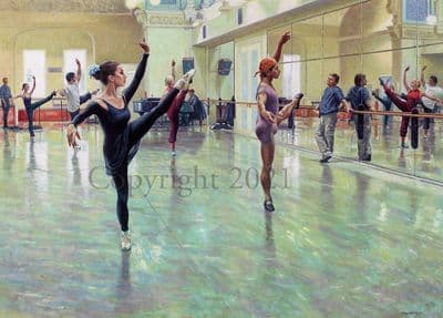 Ballet Limited Edition Print 'Floor Work' by Roy Miller