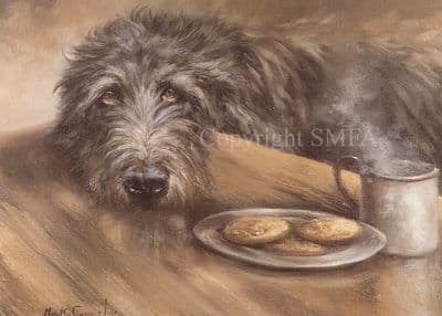 Blank Greetings Card 'Wishful Thinking' by Mick Cawston B100