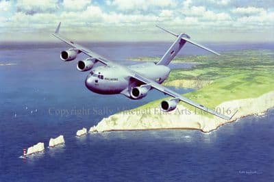 Boeing c-17 Aviation Limited Edition Print 'Boeing c-17' by Keith Woodcock