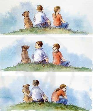 Border Terrier Limited Edition Print 'That's Love' by Mick Cawston