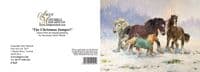 C543x  'The Christmas Jumper' Heavy Horse Christmas Cards