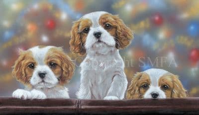 Cavalier King Charles Limited Edition Print 'The Brave, The Bold and The Beautiful' by Paul Doyle