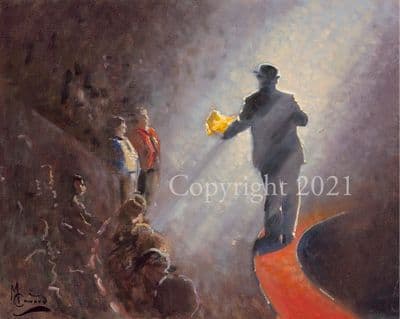 Circus Performer Limited Edition Print 'The Clown' by Malcolm Coward
